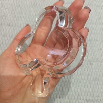 Miska / popolník z lisovaného skla - 8