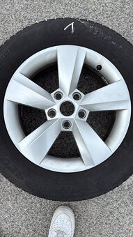 Predám hliníkové disky 16” so zimnými pneumatikami Dunlop – - 8
