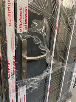 Hliníkové vchodové dvere, anthrazit,nové,top kvalita - 8