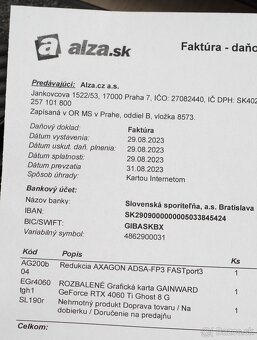Gainward RTX 4060 Ti Ghost 8 GB, záruka do 31.8.2026 - 8
