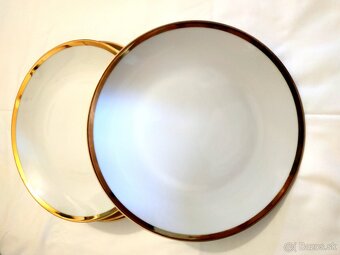 Sada tanierov z porcelánu - závod Nová Role,-PREDANE- - 8