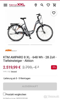 Predám elektrobicykel KTM - 8