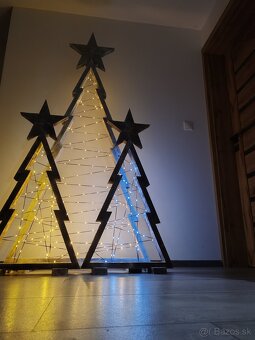 Drevený Vianočný stromček - 8