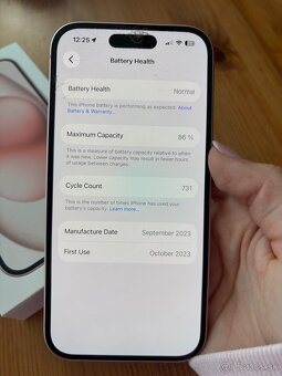 iPhone 15 pink 128GB - 8