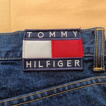 Tommy Hilfiger modré džínsy rovné straight jeans rifle 34 - 8