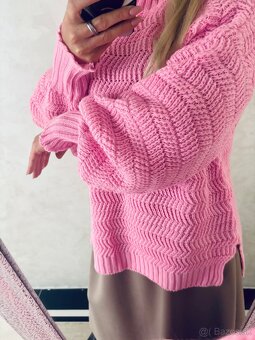 Damsky pulover babypink - 8