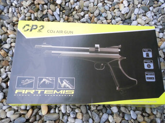 CP2 Artemís CO2 pištol+puška jednom 5,5mm+brok+kolimator CE - 8