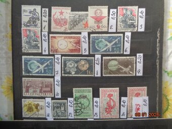 Poštové známky - ČESKOSLOVENSKO - 14 FOTO - 8