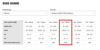 Salomon Shift PRO 90 W AT - mondo veľkosť 25.5 - 8
