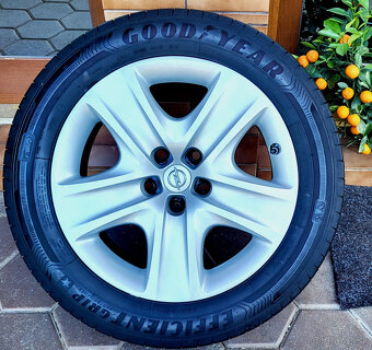 letné kolá R17 5x110, orig. Opel, pneu 225/50 - 8
