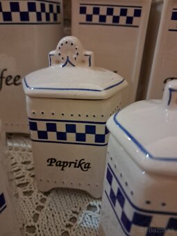 Starožitne porcelánové nádobky na pochutiny - 8