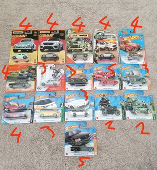 Autíčka Hotwheels Nemecké - 8