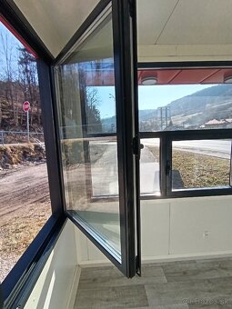 Červeno antracitový Dizajnový Mobilný kontajner 3,5 x 2,5 m - 8