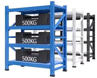 Kovový regal 2m, nosnosť 200kg, 4 Police - 8