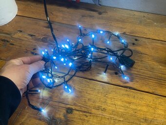 Funkčné Vianočné svetlá T4 v nálezom stave. - 8