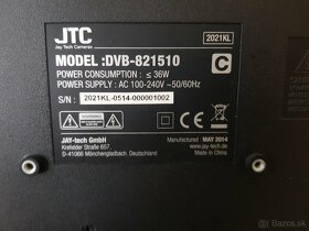 Predám LED televízor/monitor JTC DVB-821510  54cm uhlopriečk - 8