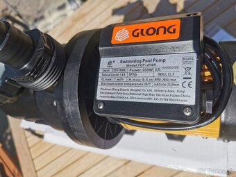 ZÁNOVNÉ BAZÉNOVÉ ČERPADLO GLONG FCP-250S SUPER CENA - 8