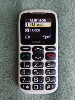 Predám seniorský mobil ALIGATOR A430 s púzdrom. - 8