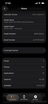Apple Watch SE 2nd generation GPS 40mm 32GB - 8