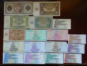 Bankovky staré Španielsko, Srbsko a iné - 8