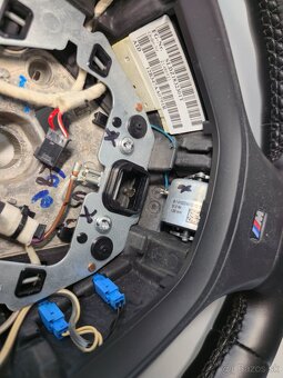 Bmw kožený volant f10 f11 f12 f13 f01 f06 - 8