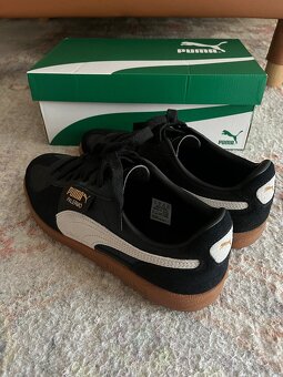 PUMA Palermo tenisky koža čierno biele veľkosť 41 - 8