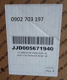 Predám nový nerezový výmenník BAXI JJJ005671940 - 8