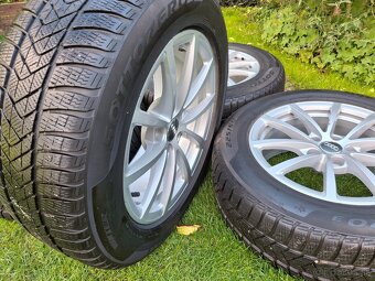 17" ALU orig AUDI 5x112 + zimné 225/60 r17 Pirelli - 8