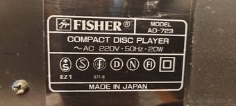 Predám vintage zosilovač Fisher CA-874 - 8