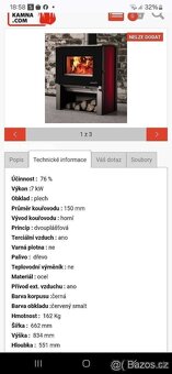 Kanadske krbové kachle moderní dizajn 10 kw - 8