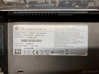 Monitor LG Flatron Wide L226WTQ-SF - 8