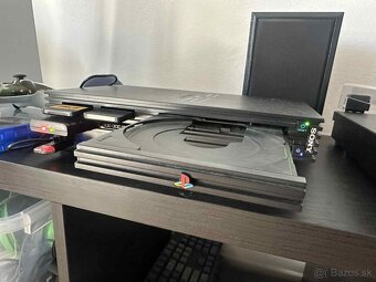 Playstation 2 FAT + 6 ovládačov + príslušenstvo - 8