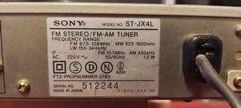 Predám vintage tunery Sony a Technics - 8