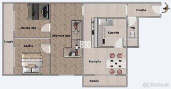 Priestranný 3-izbový byt na ulici Ľudovíta Okánika, Chrenová - 8