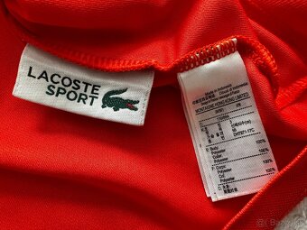 Pánske,kvalitné polo LACOSTE - veľkosť S - 8