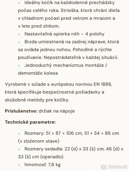 Kočík kindercraft trig 2 - 8