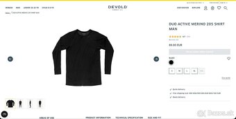 Merino tričko Devold Duo Active Merino 205 Shirt Man - 8