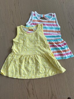 veľký balík letného oblečenia pre dvojičky 74-80 - 8