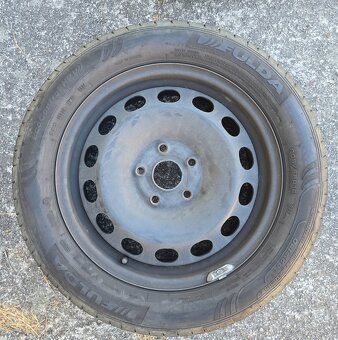 PLECHOVÉ DISKY 5x112 R16 S PNEU 205/55 R16 - 8