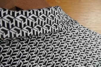 TOMMY HILFIGER MONOGRAM luxusne dlhe damske saty S/M - 8