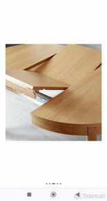 Drevený veľký masívny stôl - rozkladací IKEA - 8
