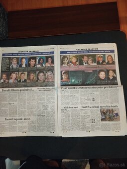 Utok na Ameriku,stare noviny - 8