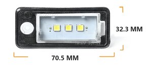 LED osvetlenie ŠPZ EČ AUDI A3, S3, A4, S4, A6, A8, Q5, Q7 - 8