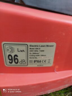 Elektrická kosačka Dolmar 1100W - 8