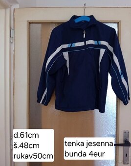 Predám detské tenké jesenné bundy od 5- 10 eur. - 8