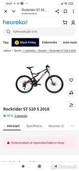 Predám horsky bicykel rockrider ST 520 S 27,5" kolesa. Prev - 8