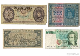 Zbierka bankoviek po 2 eura a 3eur - rôzne - 8