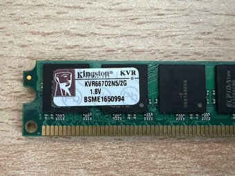 Predám pamäťové moduly DDR2 4GB 2GB 1GB 512MB - 8