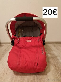 Autosedačka, vajíčko, chodítko, nosič, šatka - 8