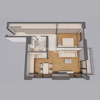 2 izbový byt 54 m² v novom projekte, Mlynárce, Nitra - 8